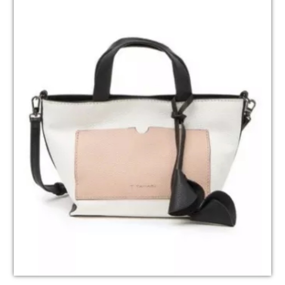 T Tahari Crawford Crossbody Hobo Bag Color LE51-PEARL